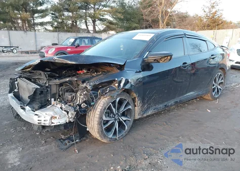 2018 Honda Civic Si из США, поврежденный, VIN 2HGFC1E51JH705660